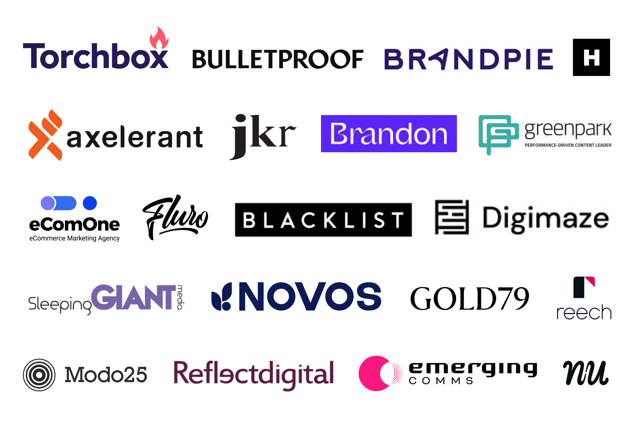 Agency Folk attendee logos