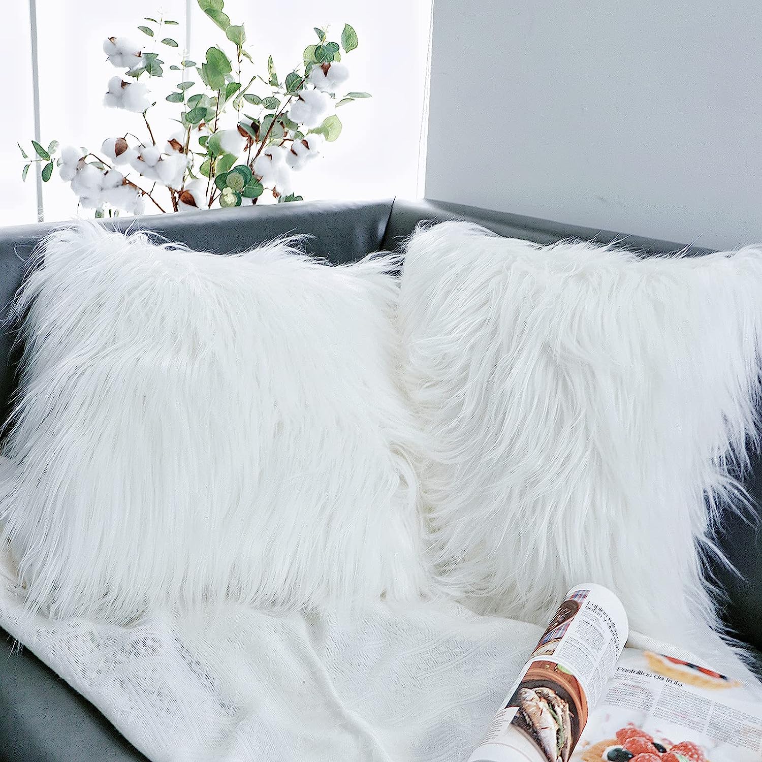 Fur Throw Pillows