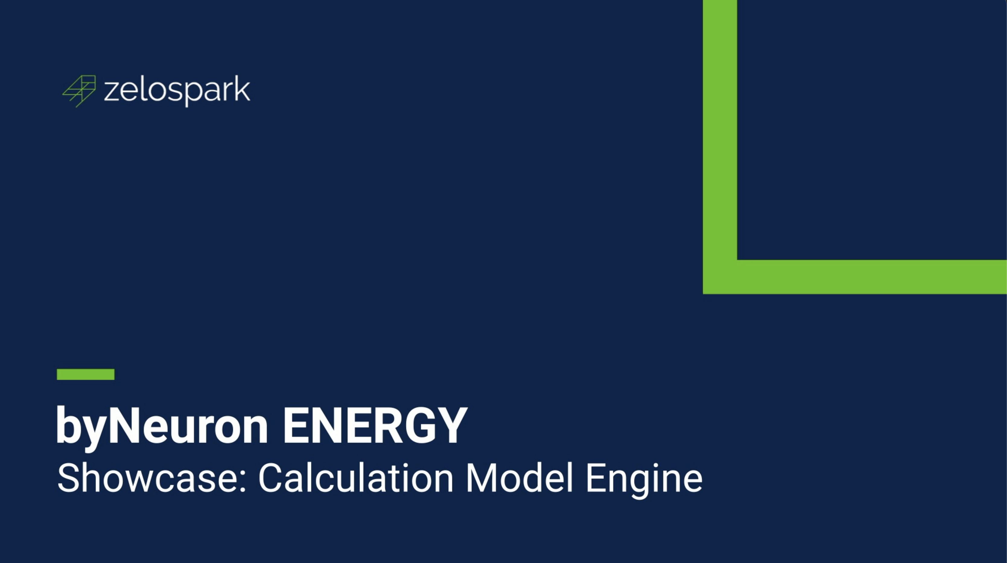 Showcase: Calculation Model Engine