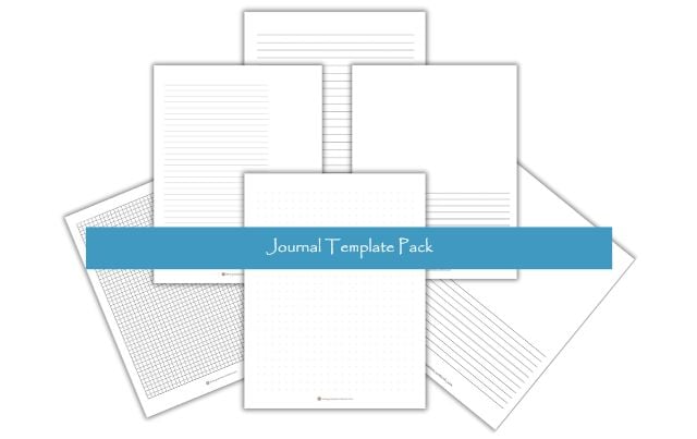 Journal Page Templates to Try: 6 One-Page Sample Interiors