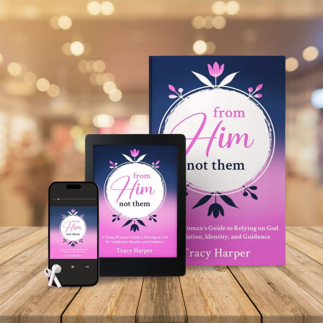 From-Him-Not-Them-paperback-eBook-and-audiobook-featured-on-wooden-table