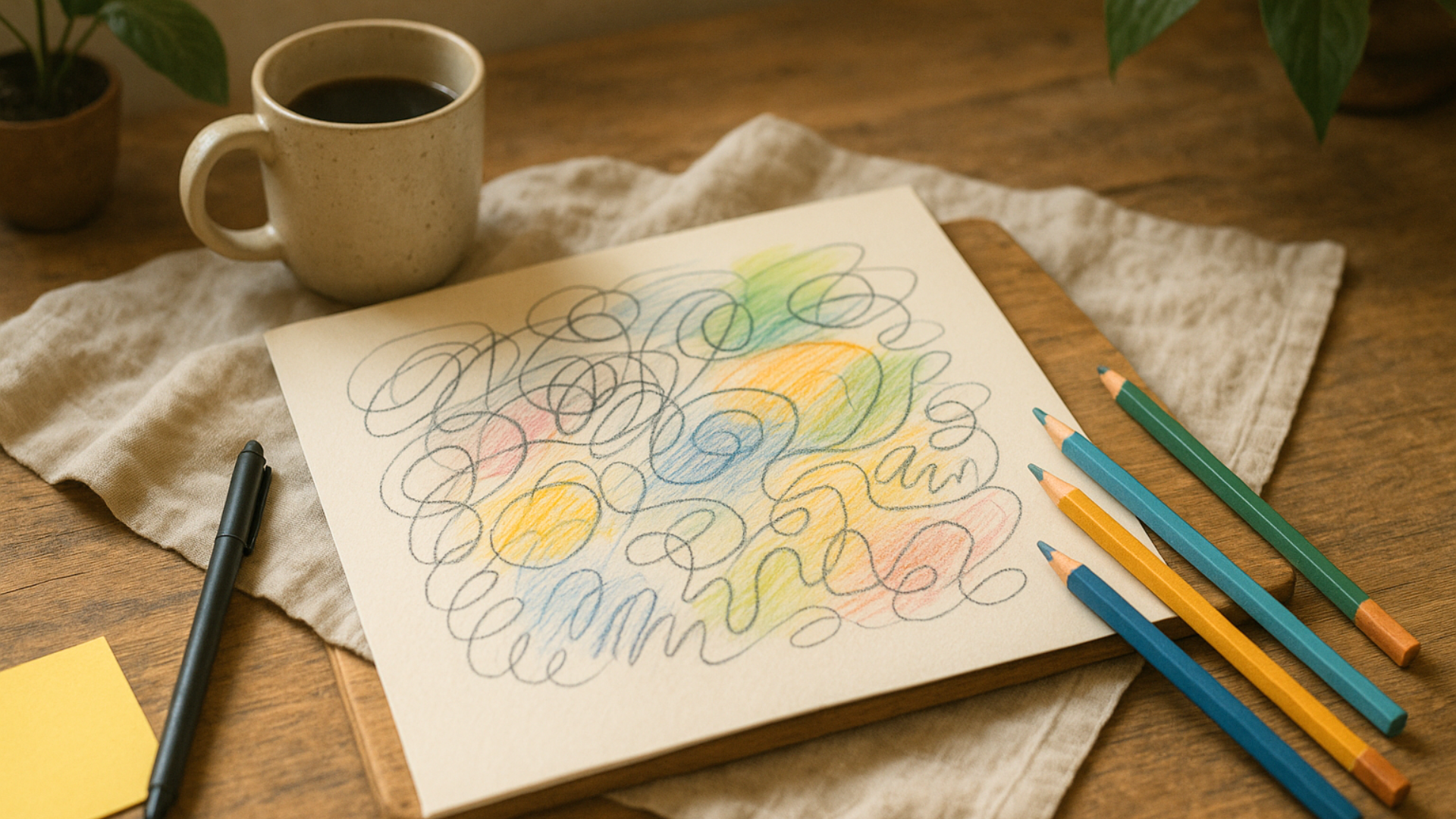 The 60-Second Reset: How Simple Scribbling Can Ease Stress