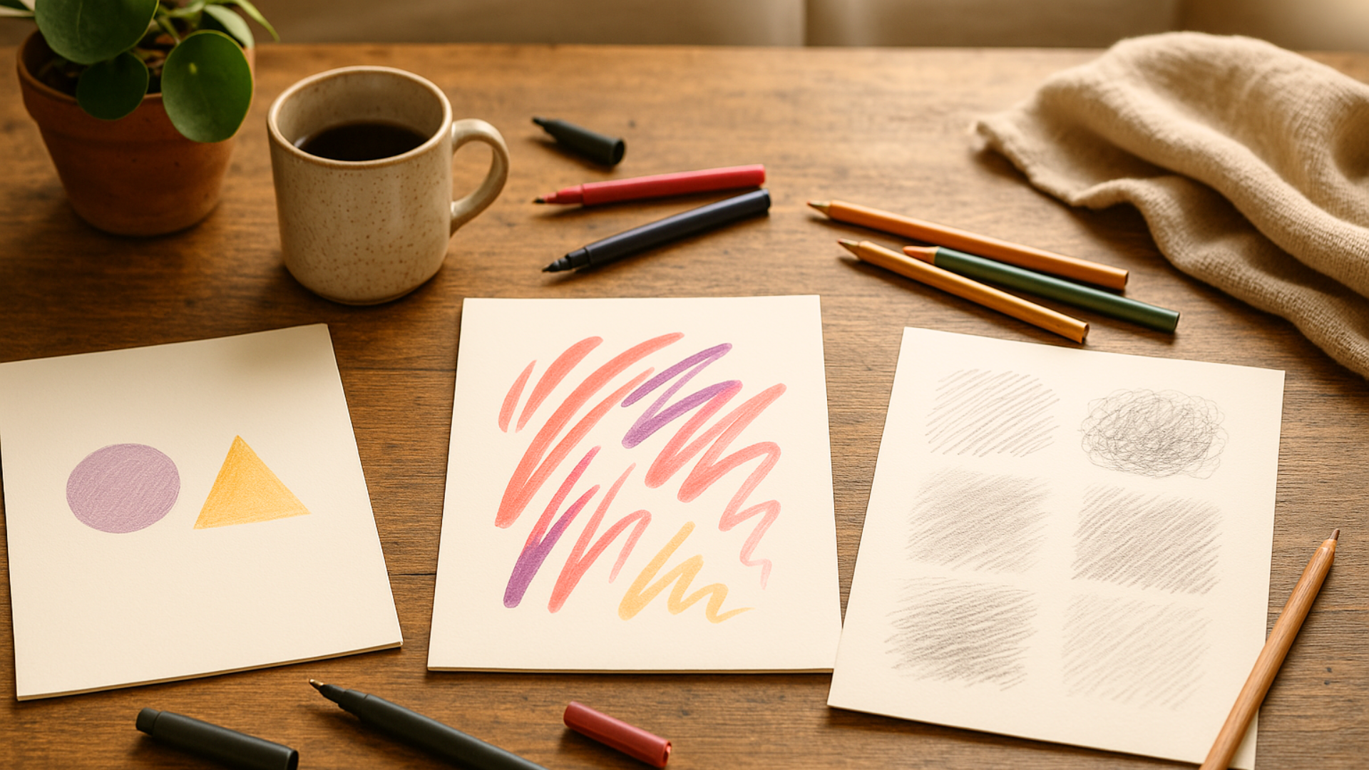 Simple Drawing Practices for Emotional Wellness and Self-Connection