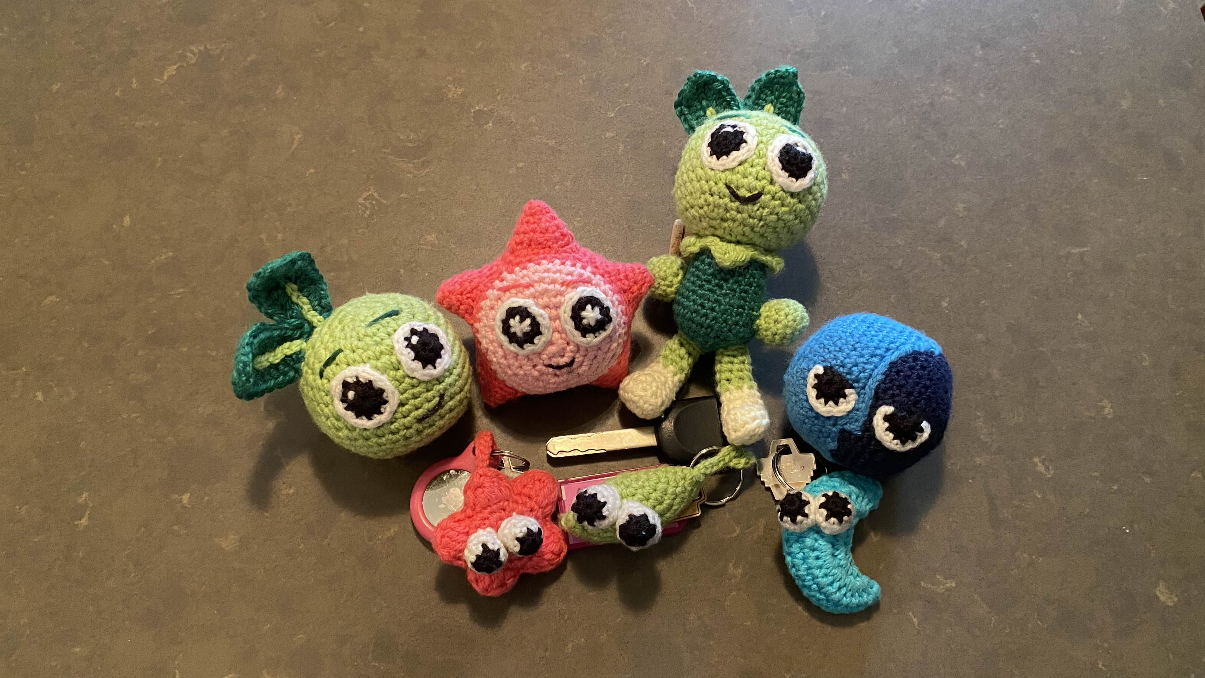 WWU Crocheted Sprites