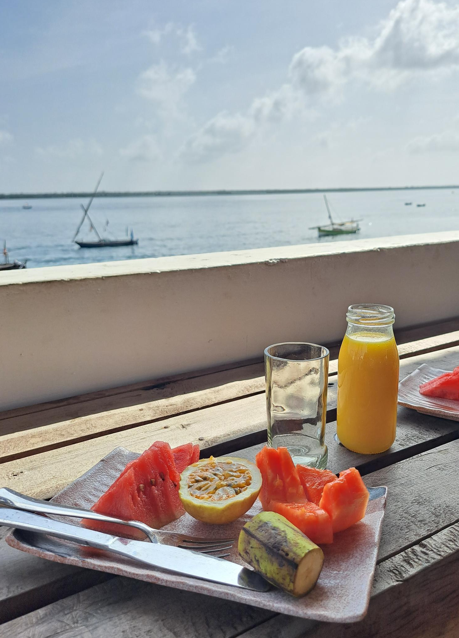 Breakfast with a view at one of the Digital Nomad retreats with AfricaNomads