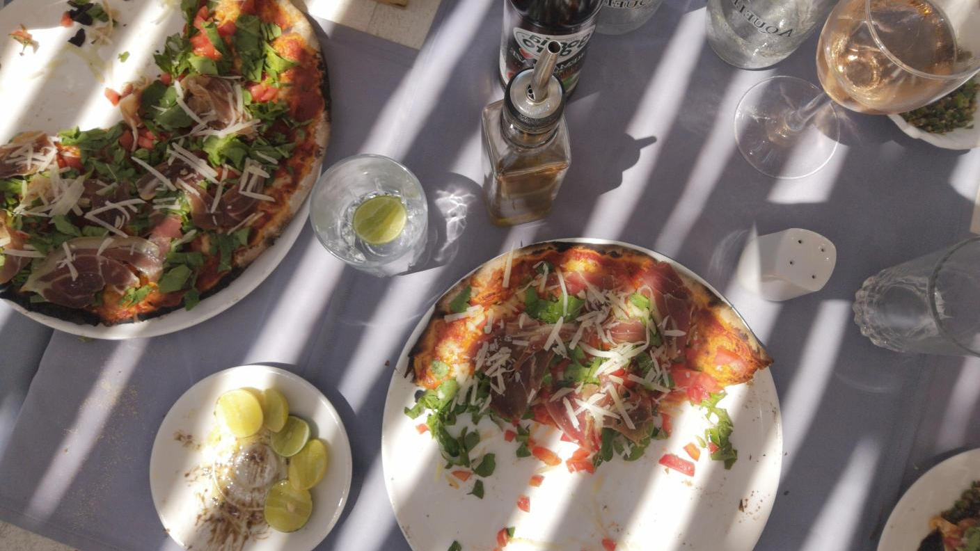 We also love our food at AfricaNomads! Herewith having some pizzas under the sun!