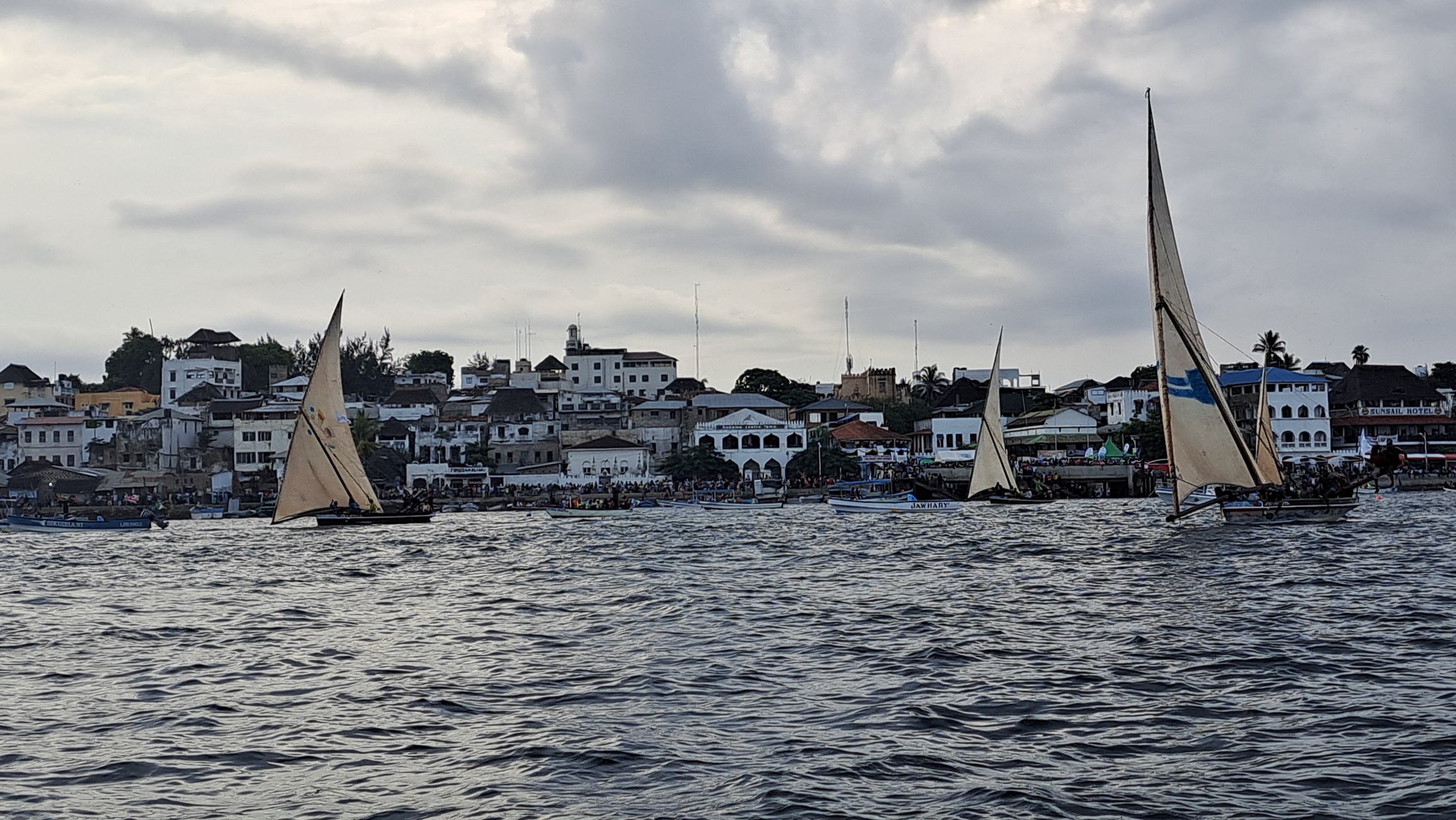 The beauty of a Dhow Race competition in Lamu Island