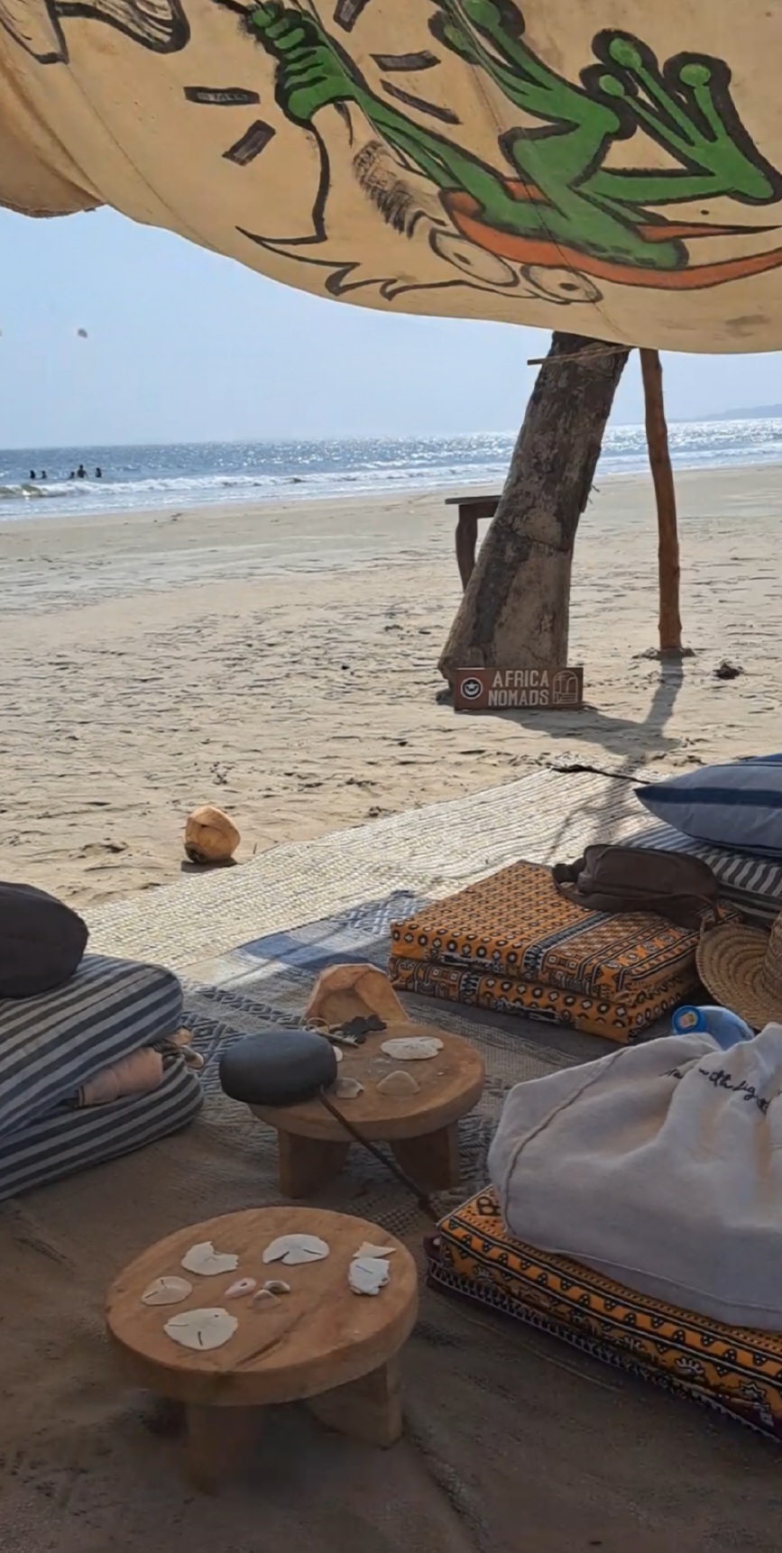 A day at the beach with AfricaNomads in the Lamu Island Retreat