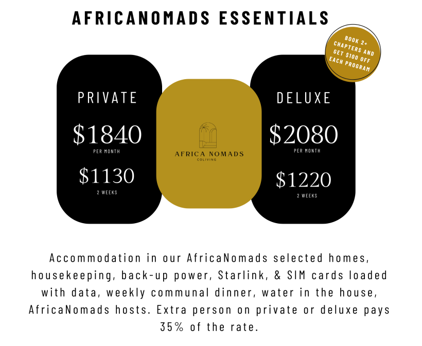 digital nomad coliving in zanzibar