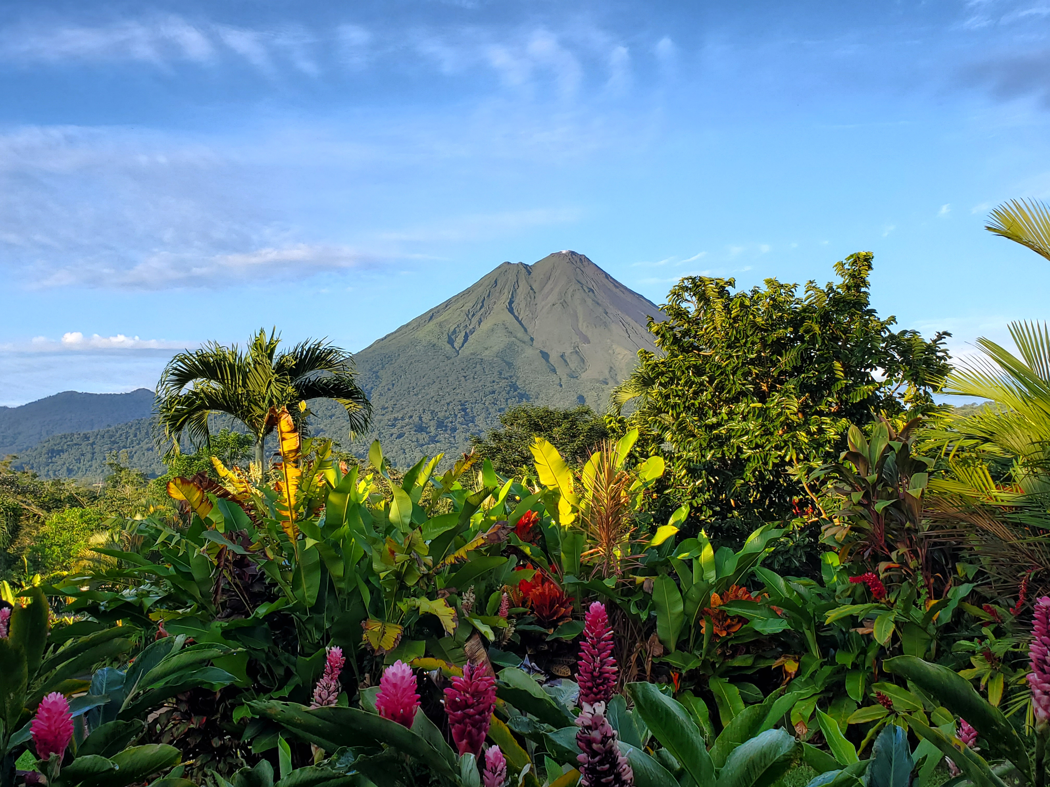 View of Arenal Volcano from My Hotel Room