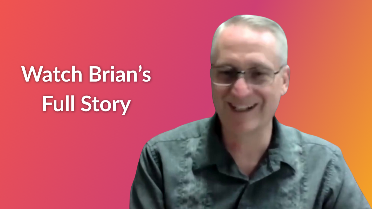 Brian smiling
