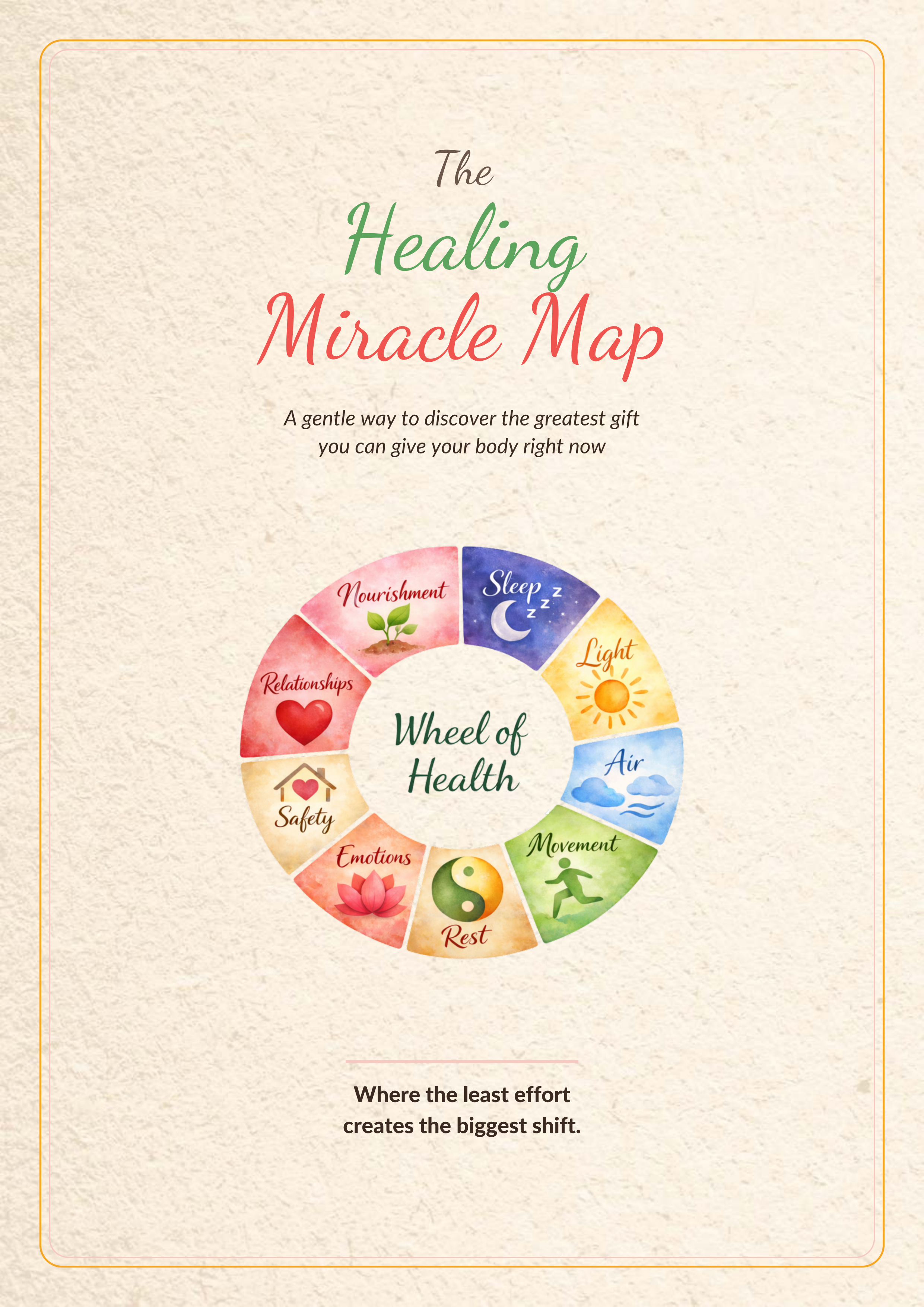 The Healing Miracle Map cover