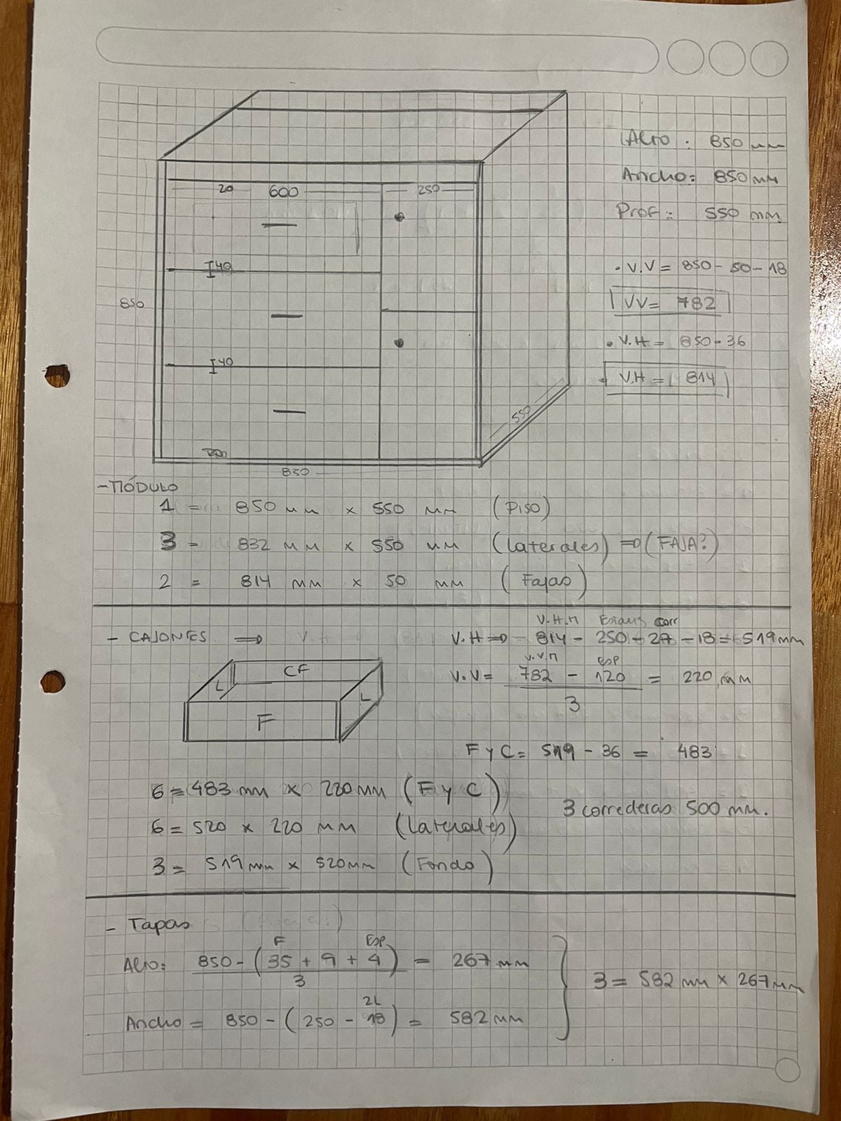 diseña tus muebles rápidamente
