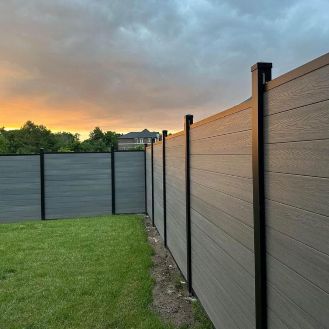 wood fence installation