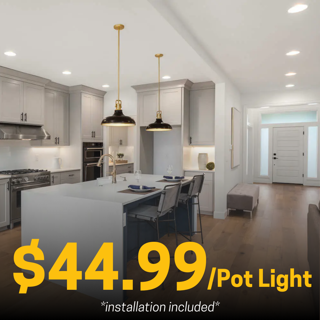 indoor pot lights installation price