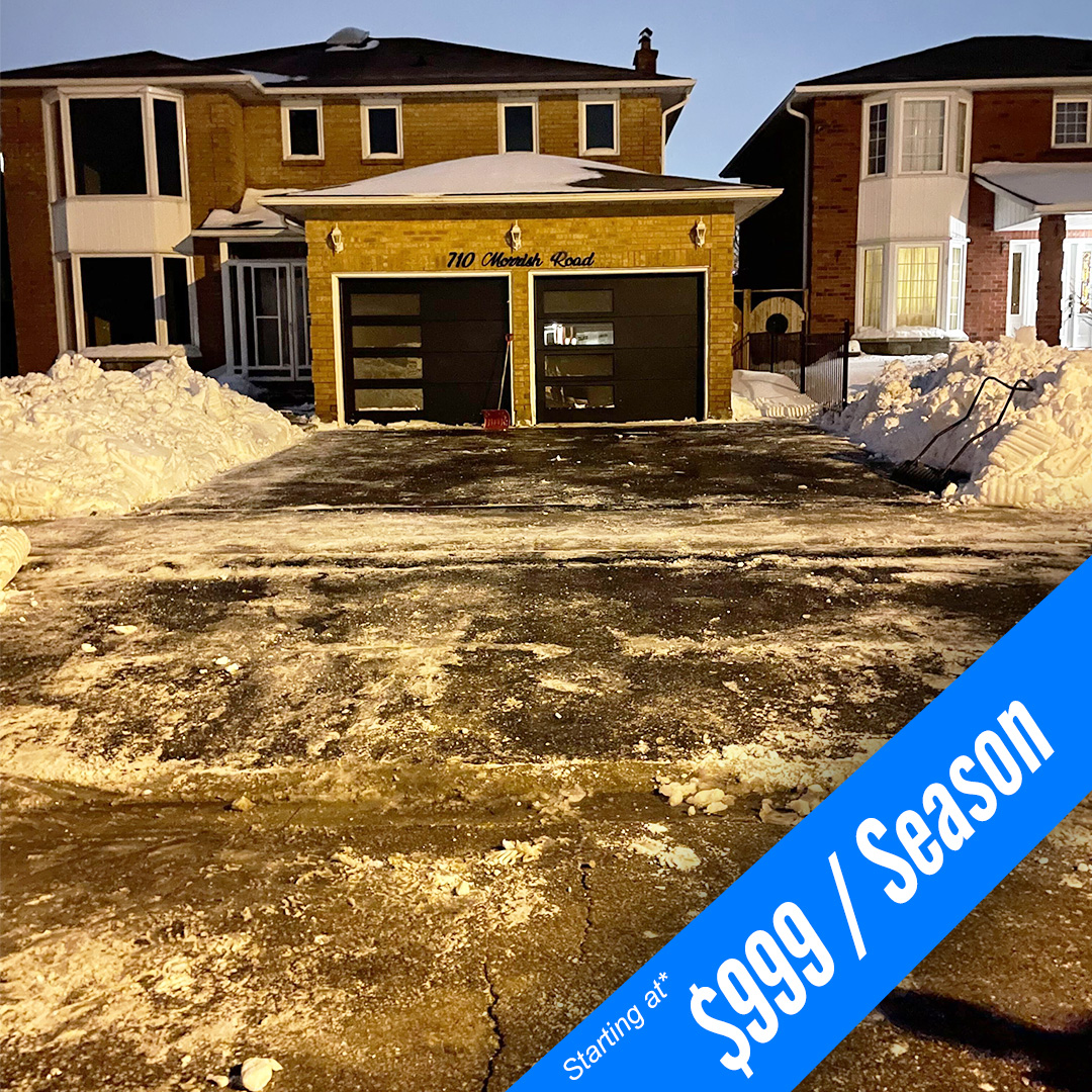 Residential Snow Removal Oakville & Mississauga FROM 749