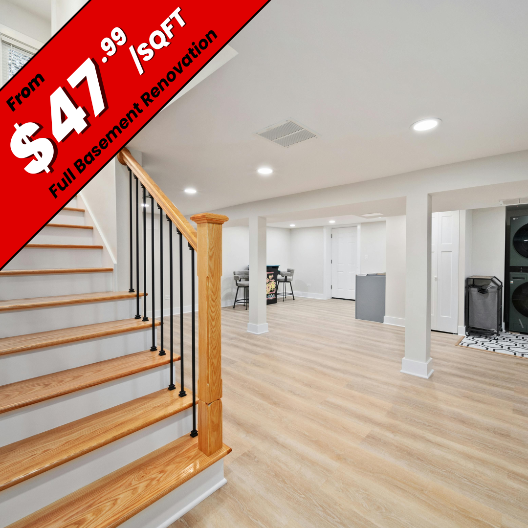 Basement renovation price