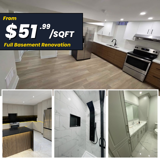 Basement renovation price