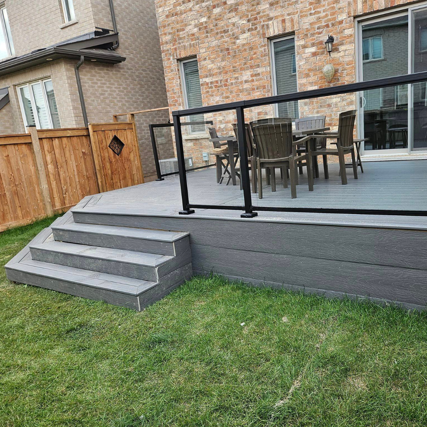 wood fence installation