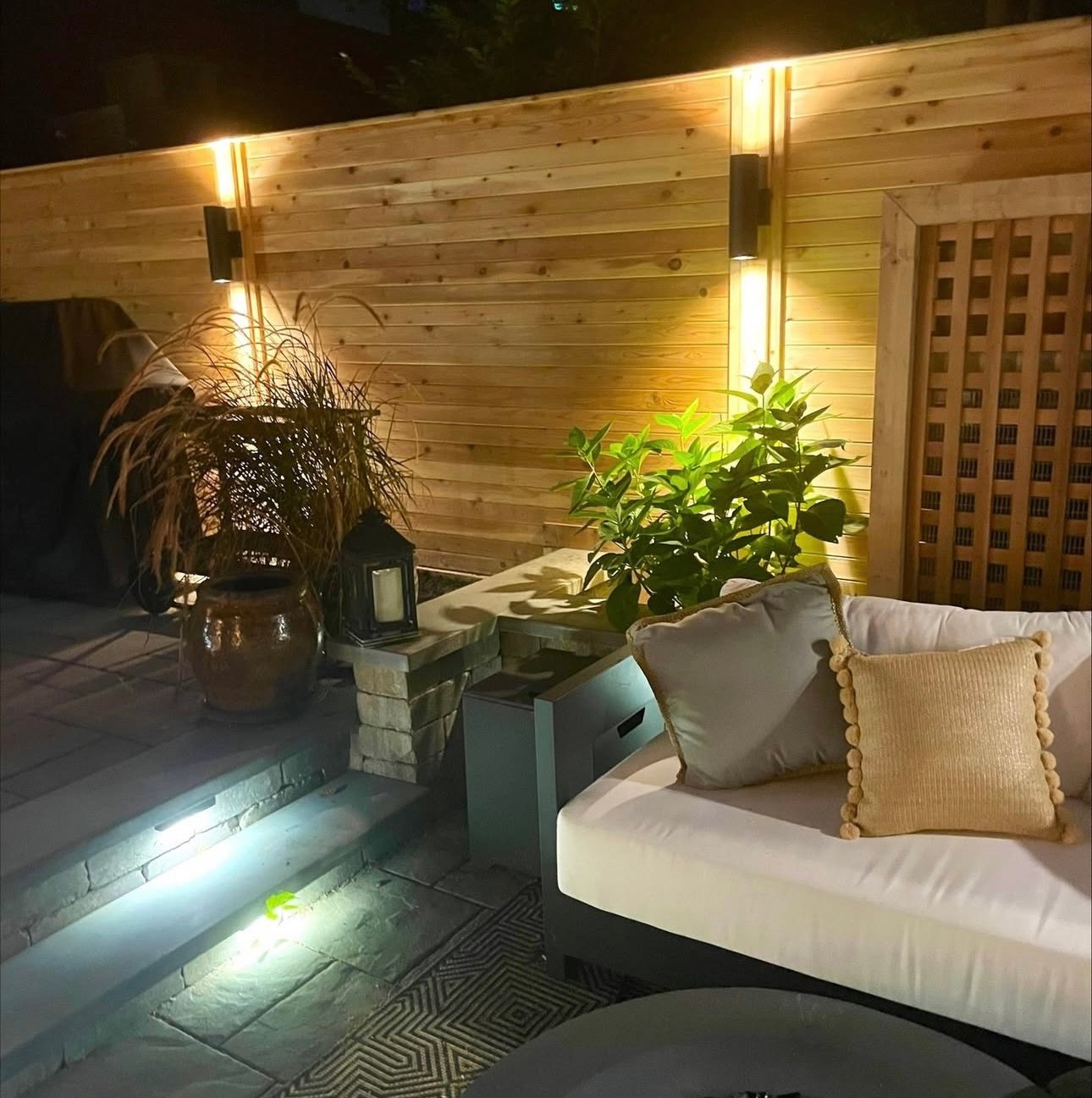 wood fence installation