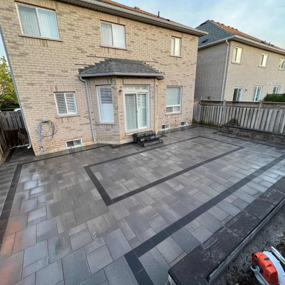 backyard sod installation