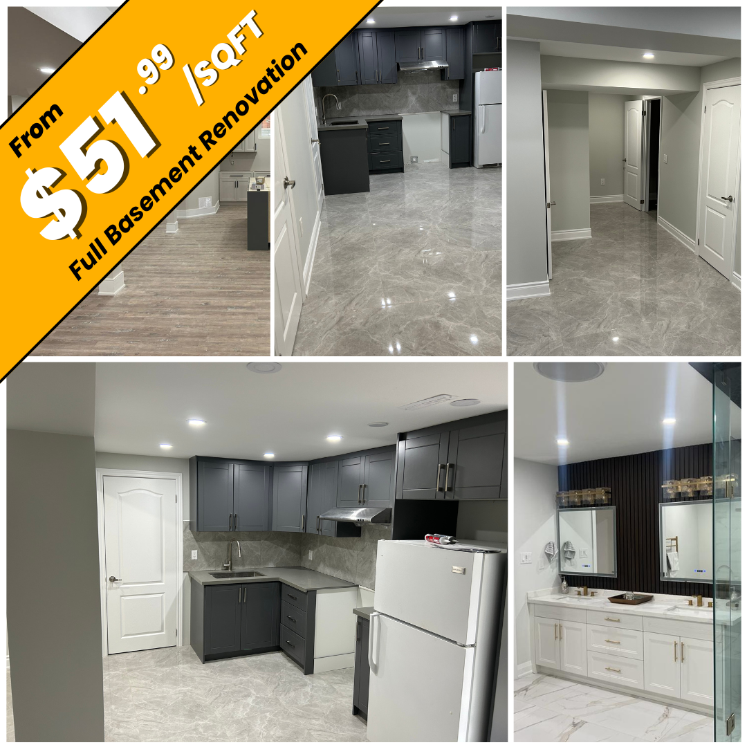 Basement renovation price