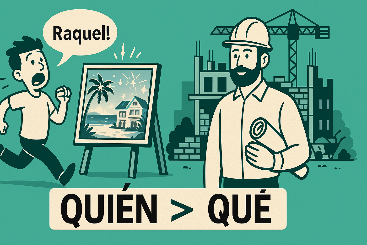 Pobre hombre, se encontró con Raquel: la lección de oro para invertir en la playa sin salir corriendo