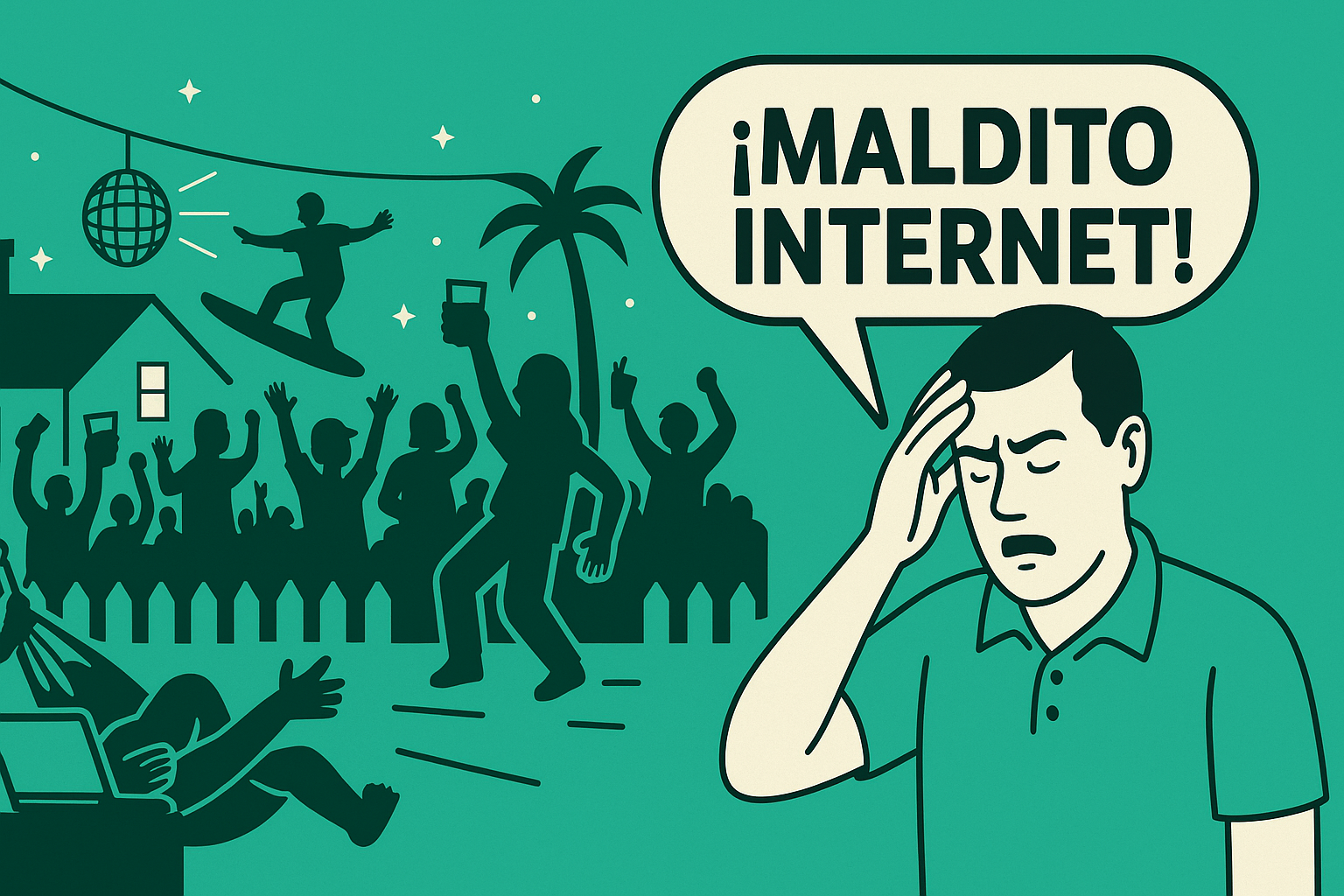 ¡Maldito Internet! Lo que una película de fiestas me enseñó sobre inversiones inmobiliarias