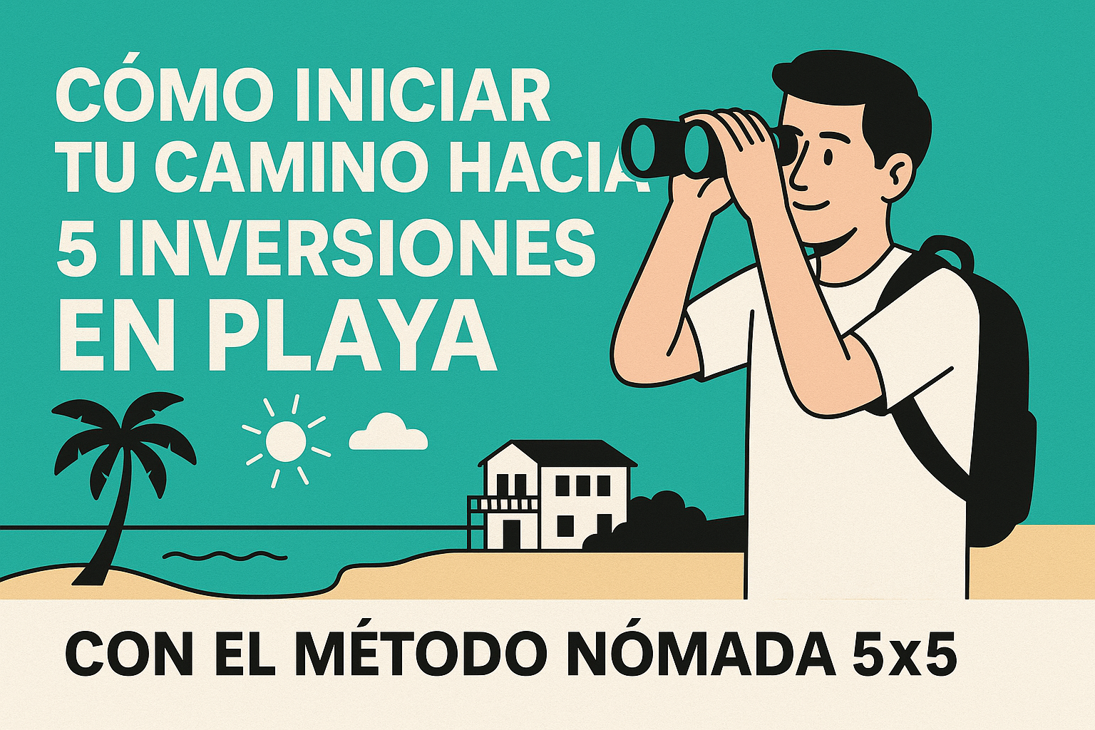 Cómo iniciar tu camino hacia 5 inversiones en la playa con el método Nómada 5x5