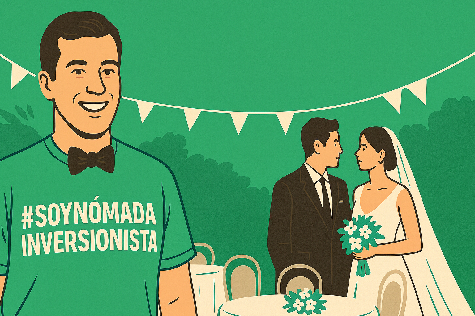 ¿Vas a ir a la boda? La playera que une a la Tribu Nómada Inversionista