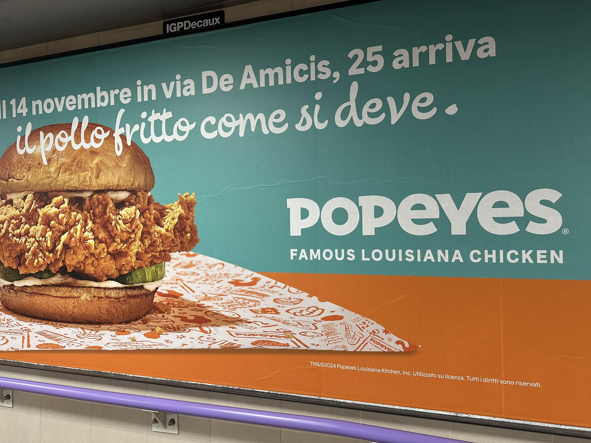 Popeyes in Milan