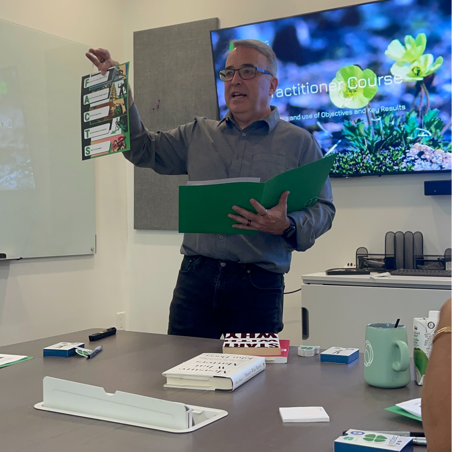 OKR certification course instructor teaching live online Objectives and Key Results training by OKR Institute