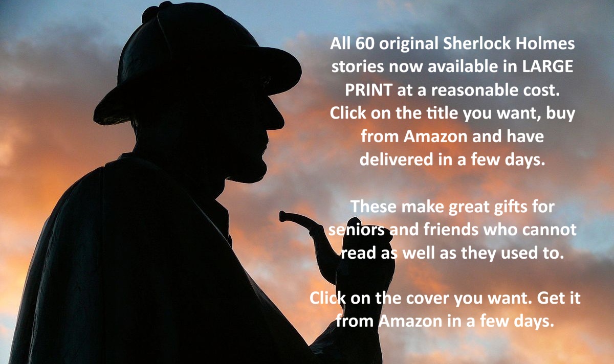 Sherlock Holmes in Large Print