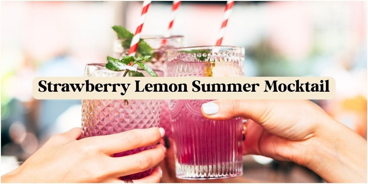 Strawberry Lemon Summer Mocktail