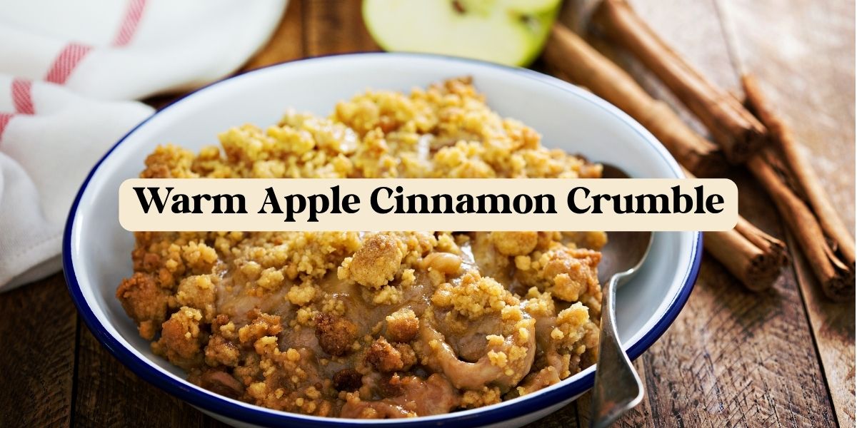 The Lake Inn’s Warm Apple Cinnamon Crumble