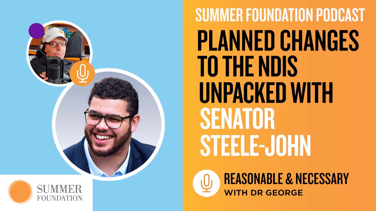 A photo of the Reasonable and Necesscary podcast episode with Senator Steele-John