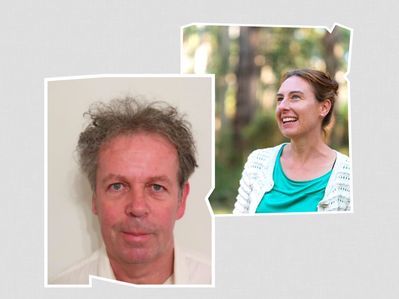 An image of Muriel and Neil