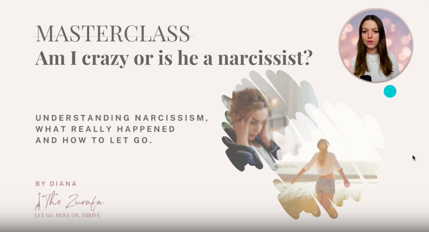 Am I crazy or is he a Narcissist? MasterClass