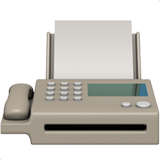 Fax machine emoji