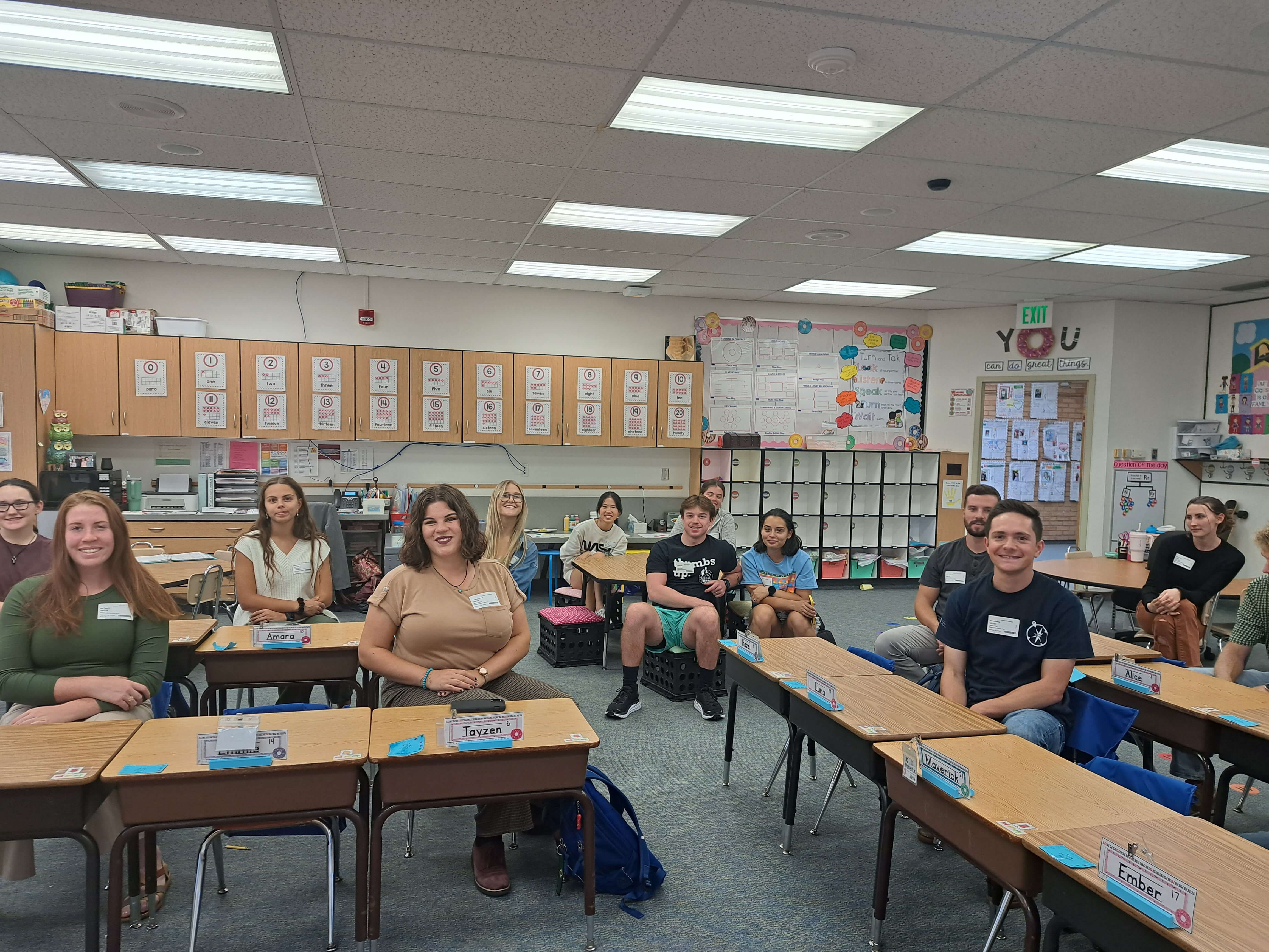 Previous ReadingBud volunteers during an orientation meeting