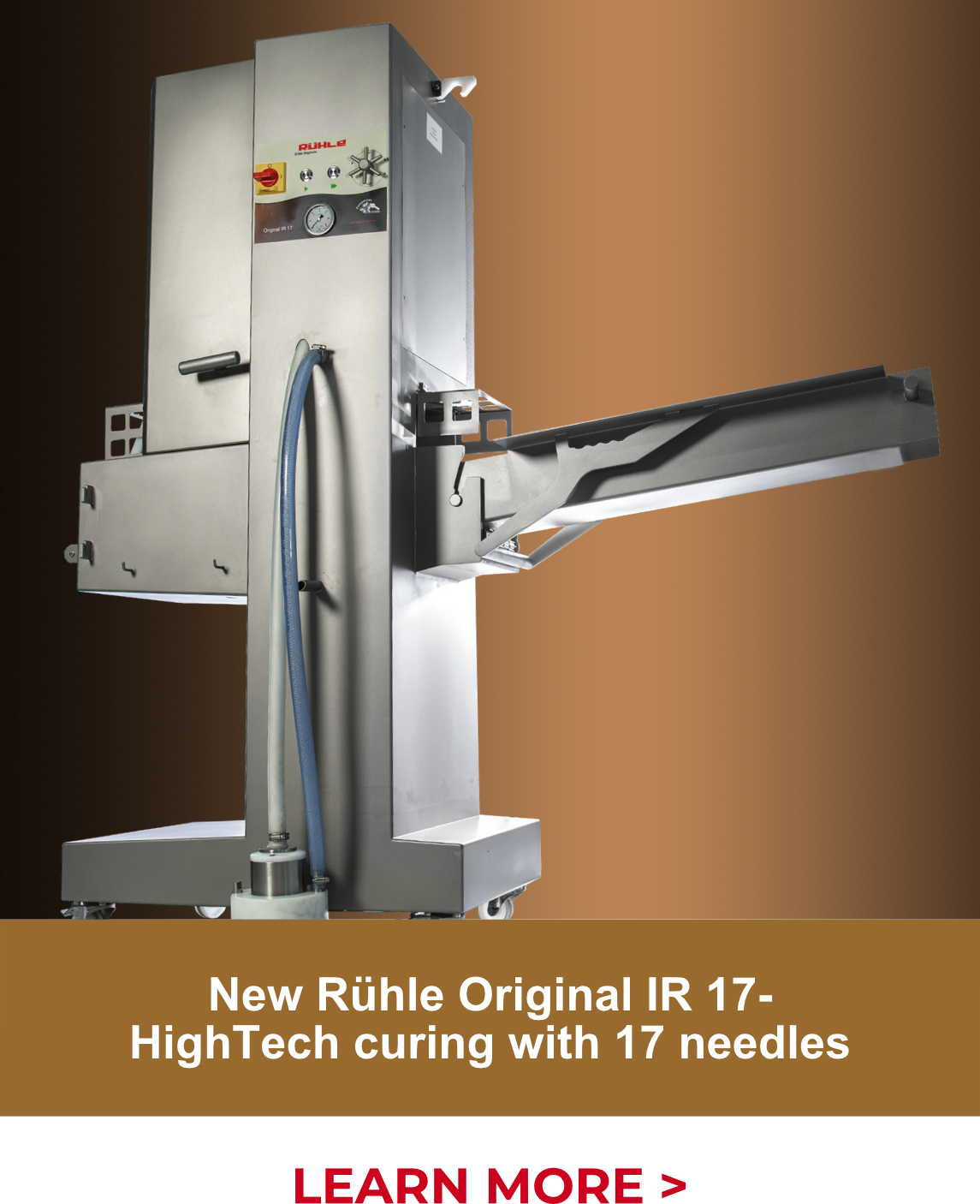 New Rühle Original IR 17-  HighTech curing with 17 needles
