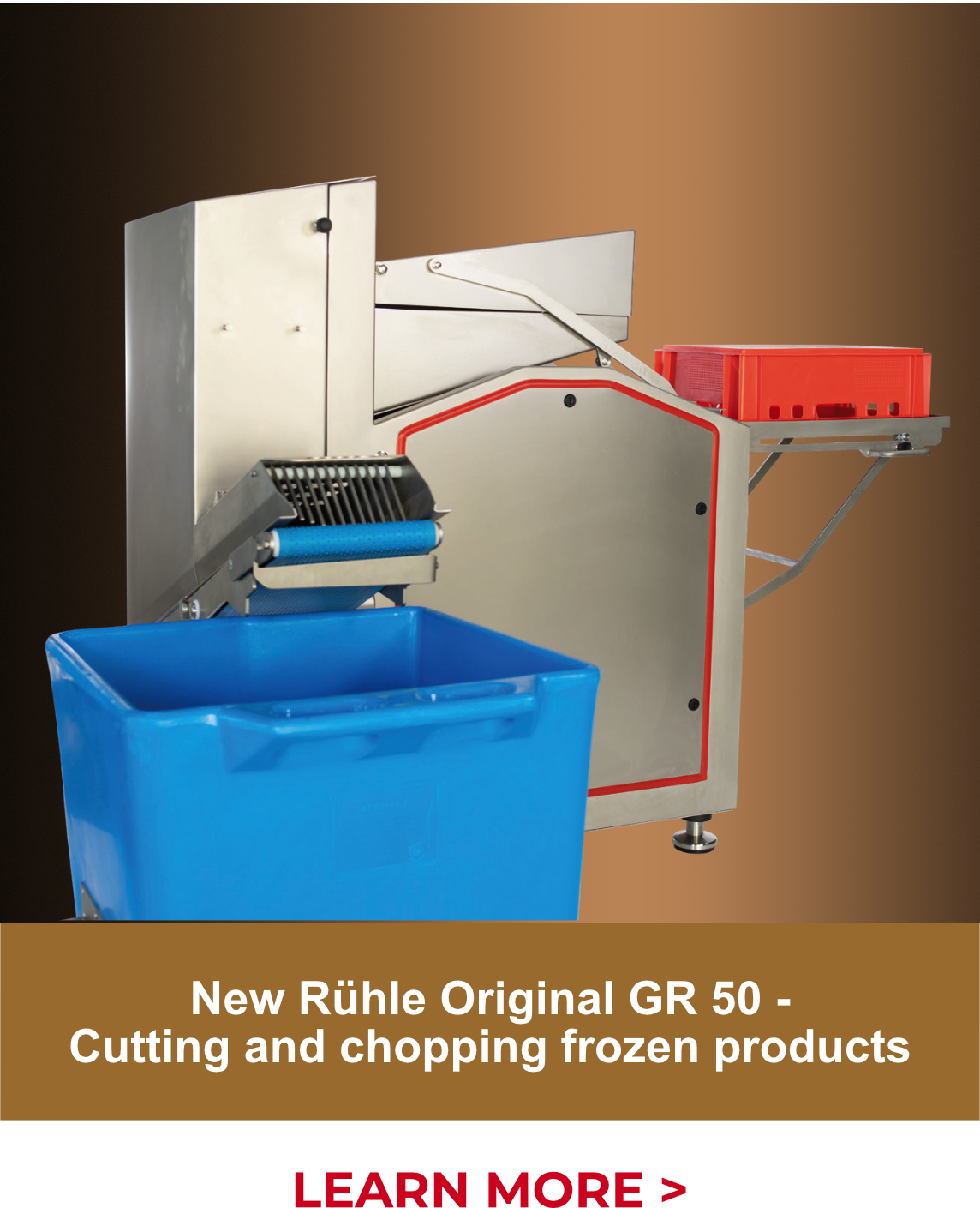 New Rühle Original GR 50 - Cutting and chopping frozen products