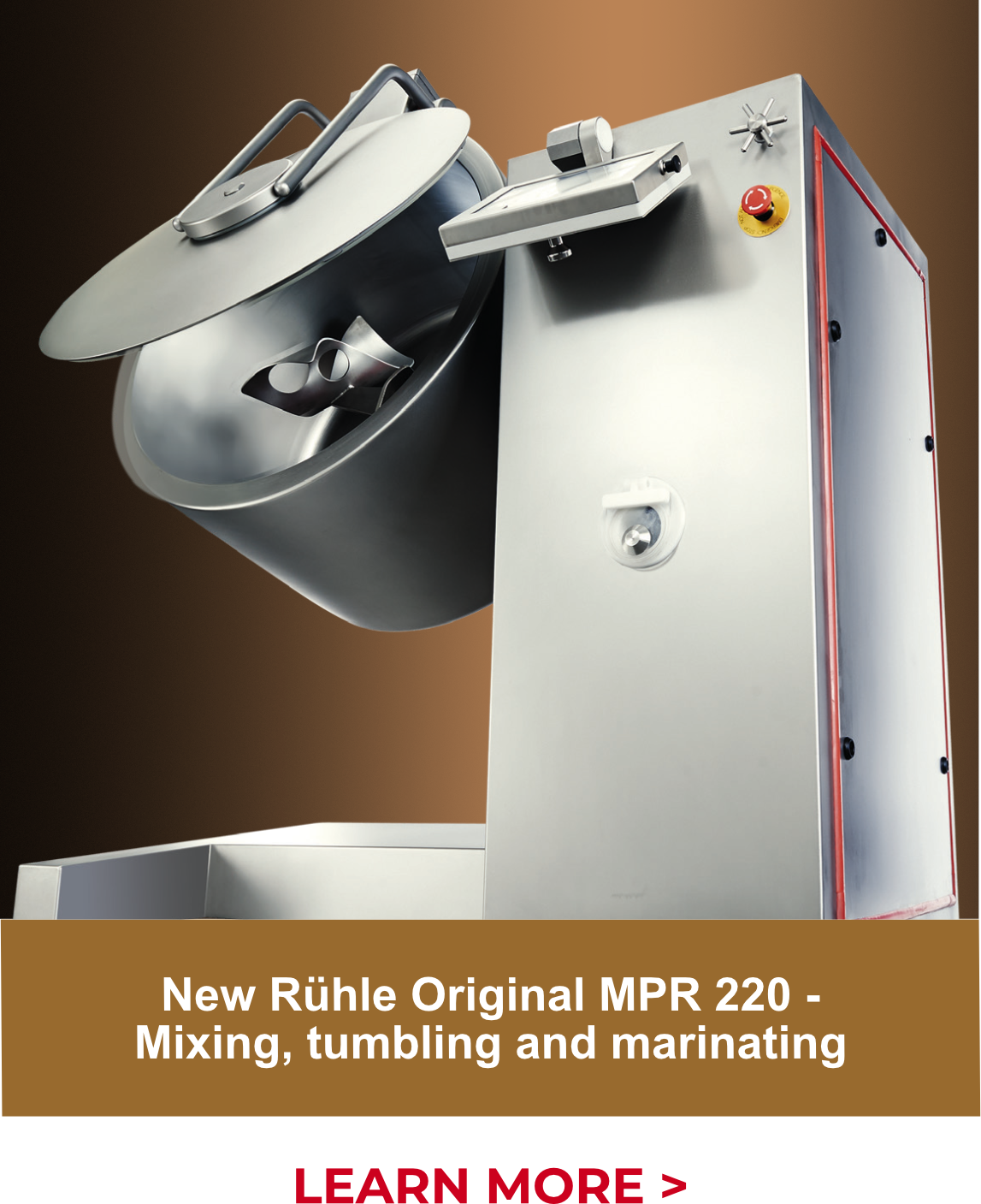 New Rühle Original MPR 220 -  Mixing, tumbling and marinating