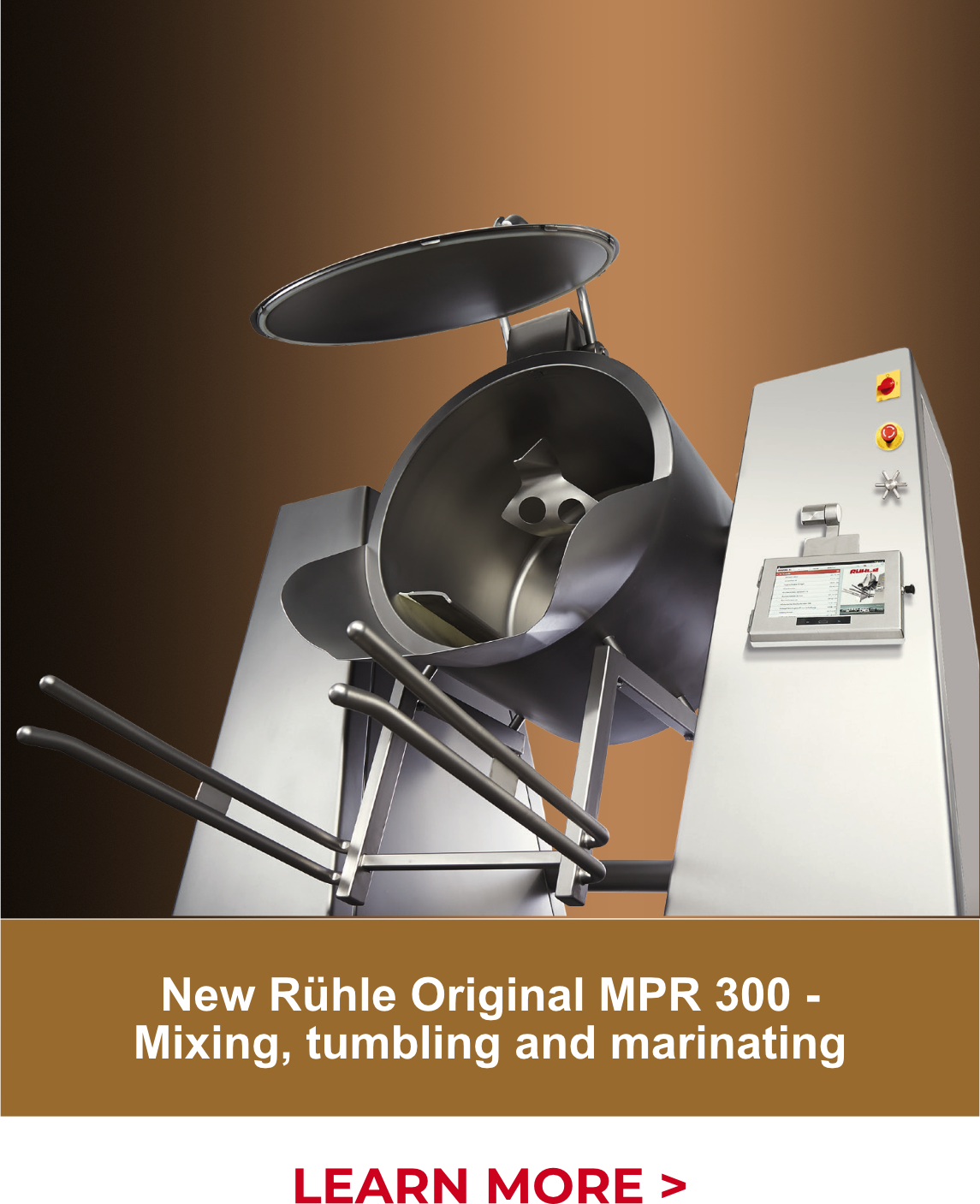 New Rühle Original MPR 300 -  Mixing, tumbling and marinating