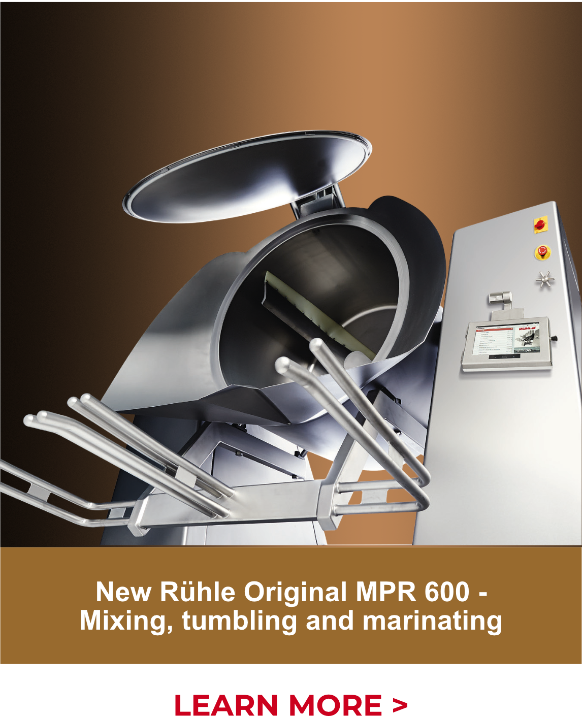 New Rühle Original MPR 600 -  Mixing, tumbling and marinating