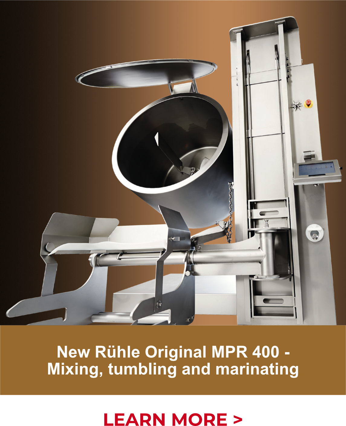 New Rühle Original MPR 400 -  Mixing, tumbling and marinating