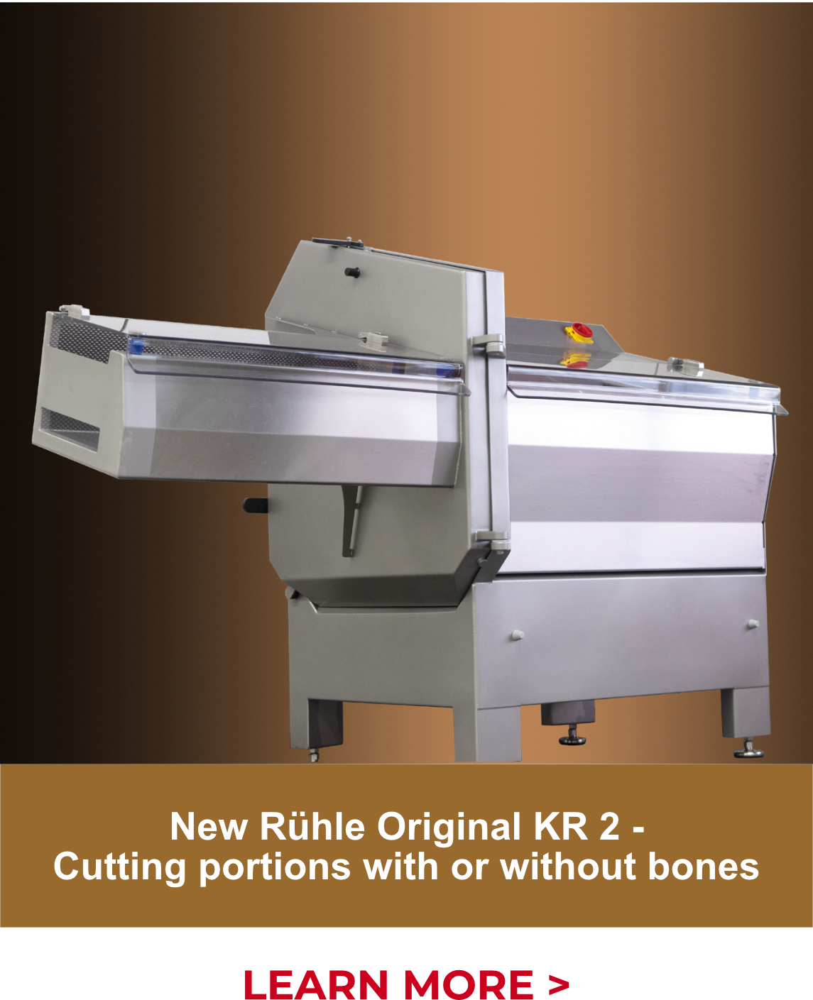New Rühle Original KR 2 -  Cutting portions with or without bones