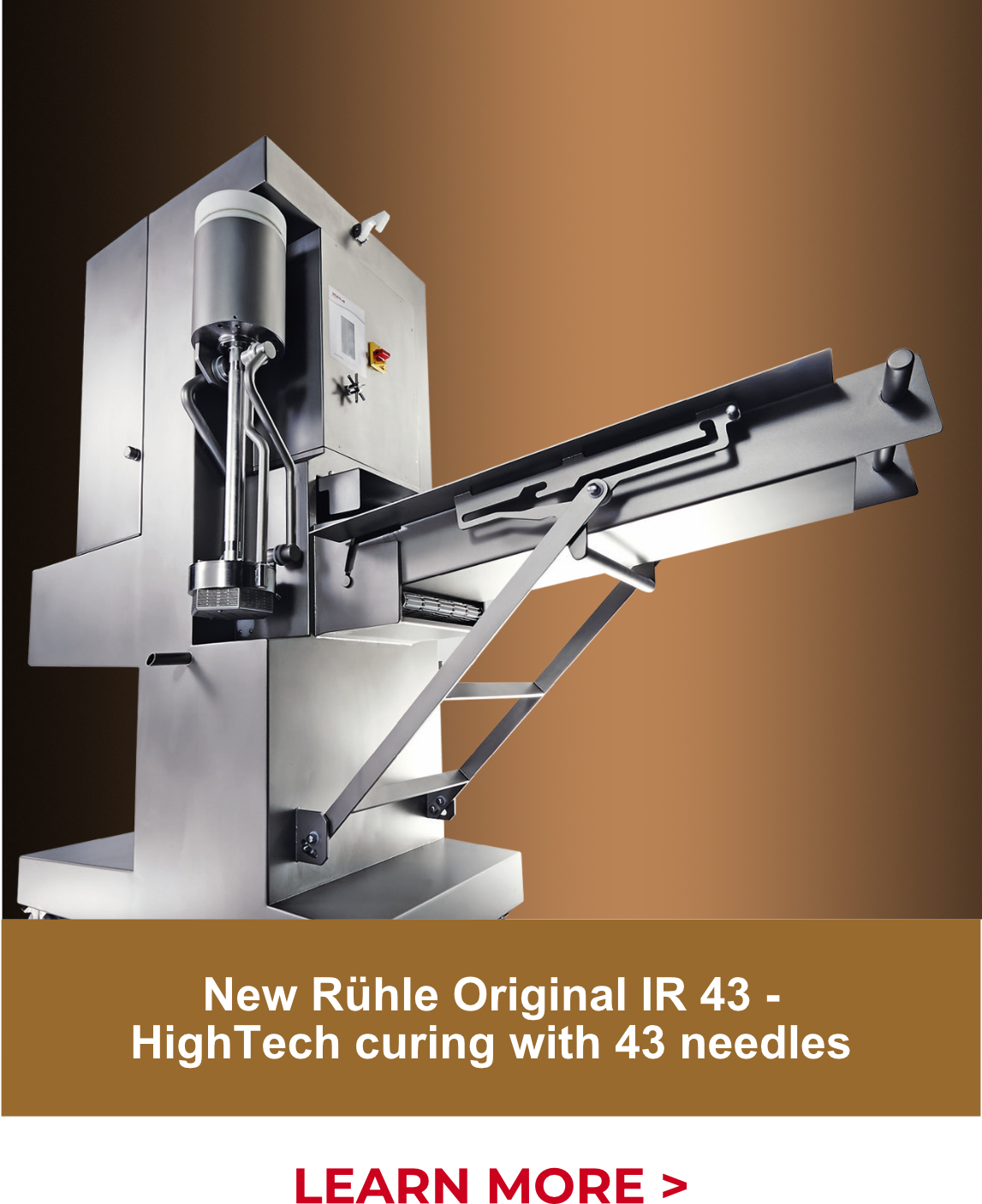 New Rühle Original IR 43 -  HighTech curing with 43 needles