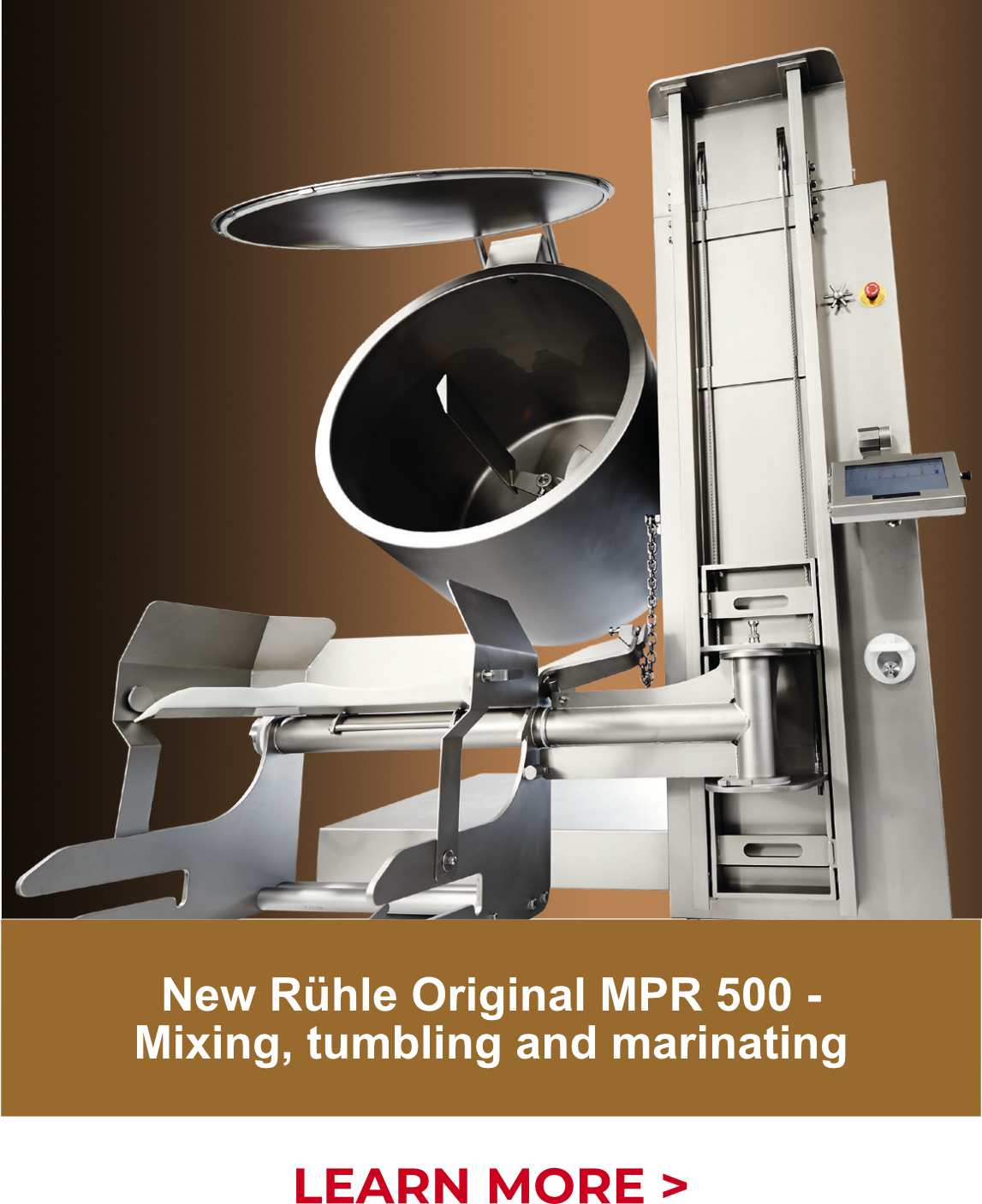 New Rühle Original MPR 500 -  Mixing, tumbling and marinating