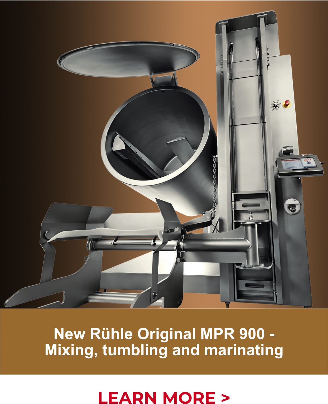 New Rühle Original MPR 900 -  Mixing, tumbling and marinating